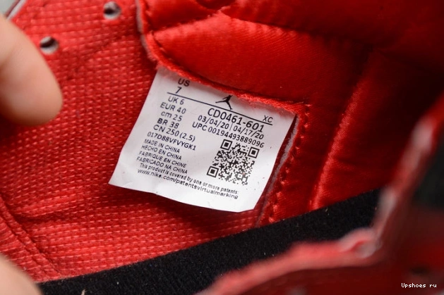 Satin Jordan High Retro CD0461-016 1 (W) Toe Black 0328